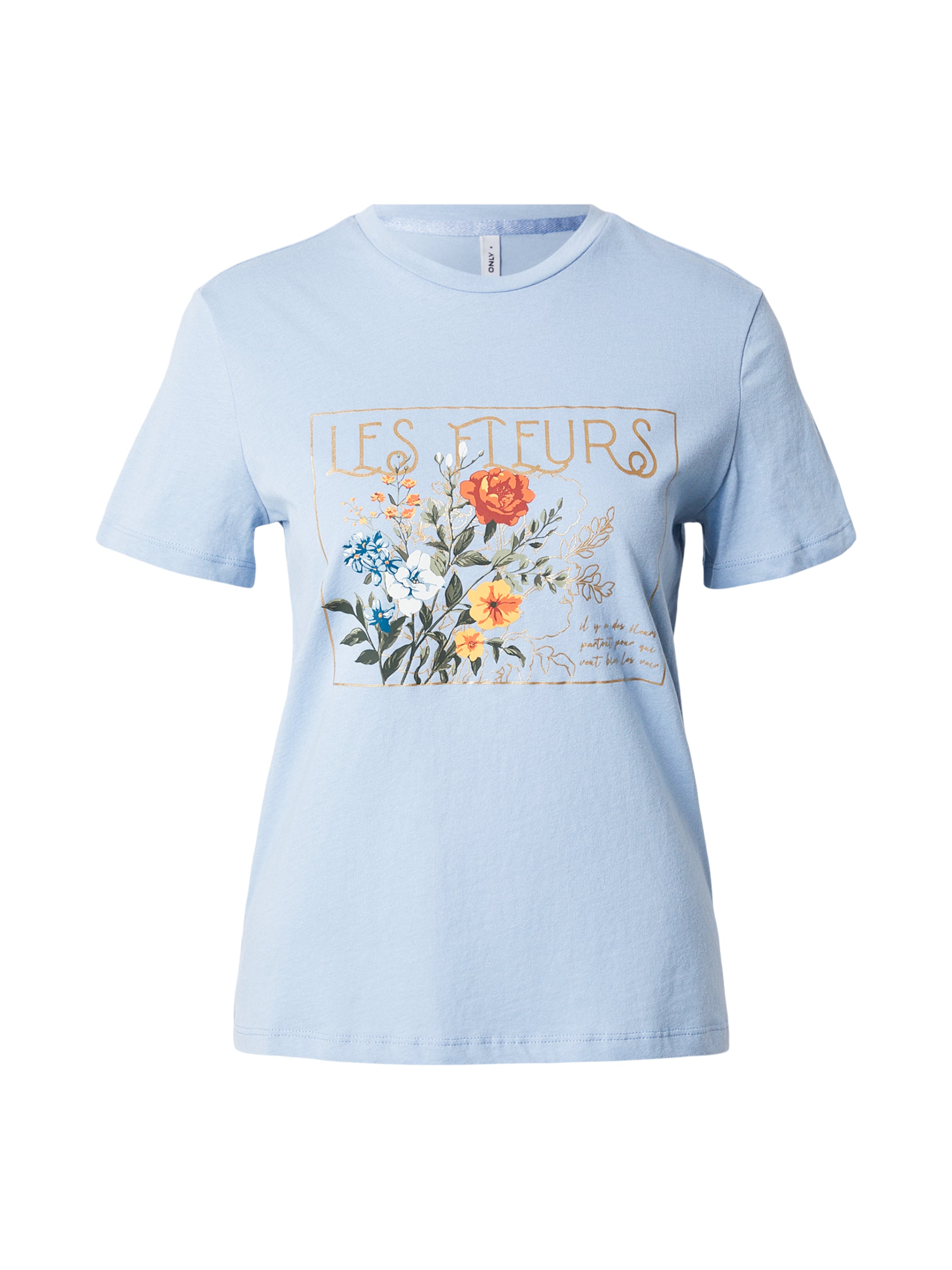 ONLY Shirt 'ONLAmberdine' in Blauw: voorkant