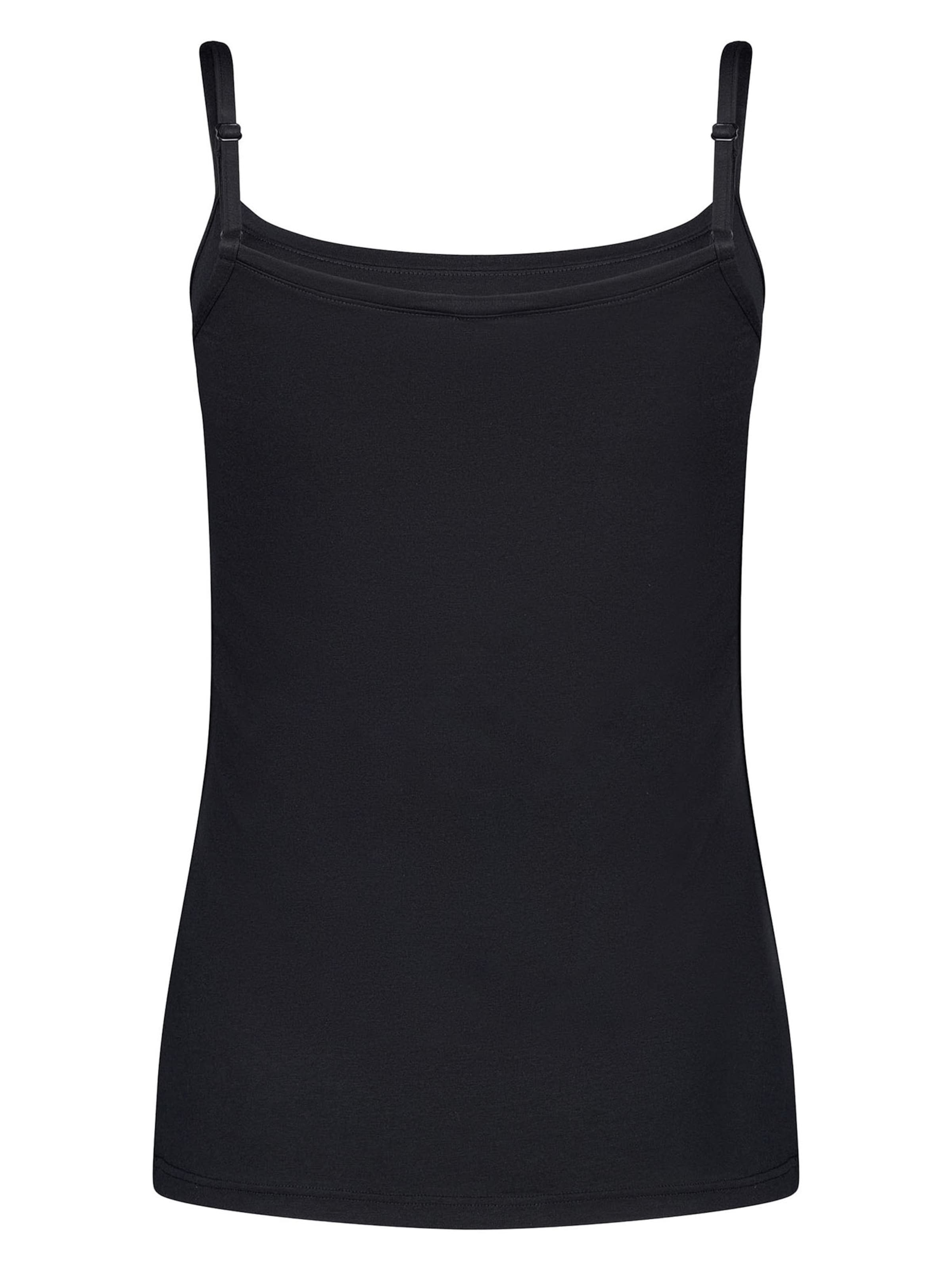 Haut ' Cotton Essentials ' Skiny en noir