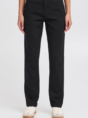 Oxmo - regular Pantalón chino 'VITANA' en negro: frente