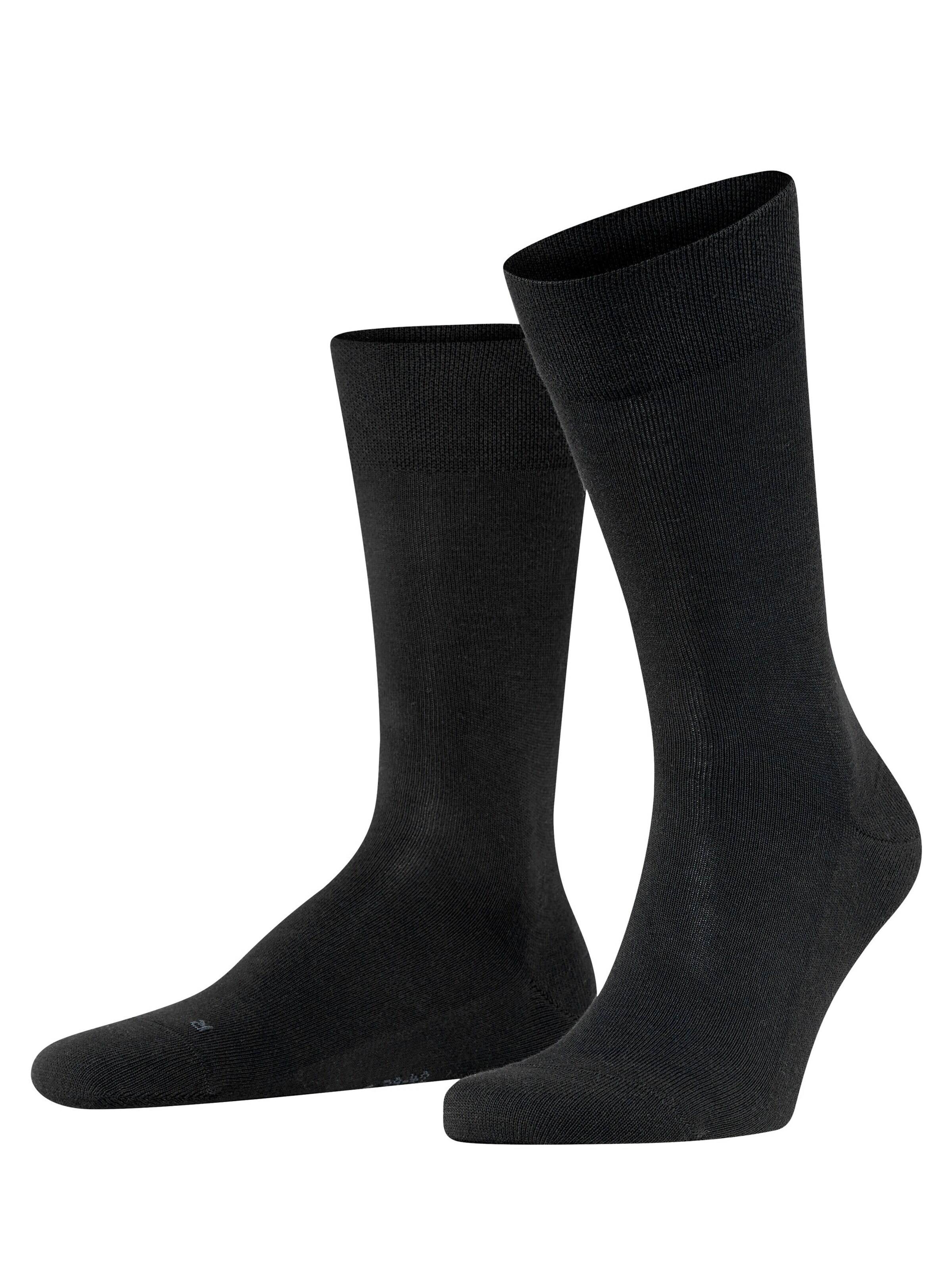 FALKE Socken 'Sensitive London'‌‌‌‌‌‌‌‌‌ in Schwarz: Vorderseite