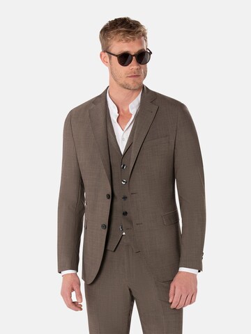 BENVENUTO Slim fit Suit 'SALVI ' in Brown