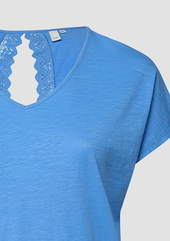 QS T-Shirt in Blau