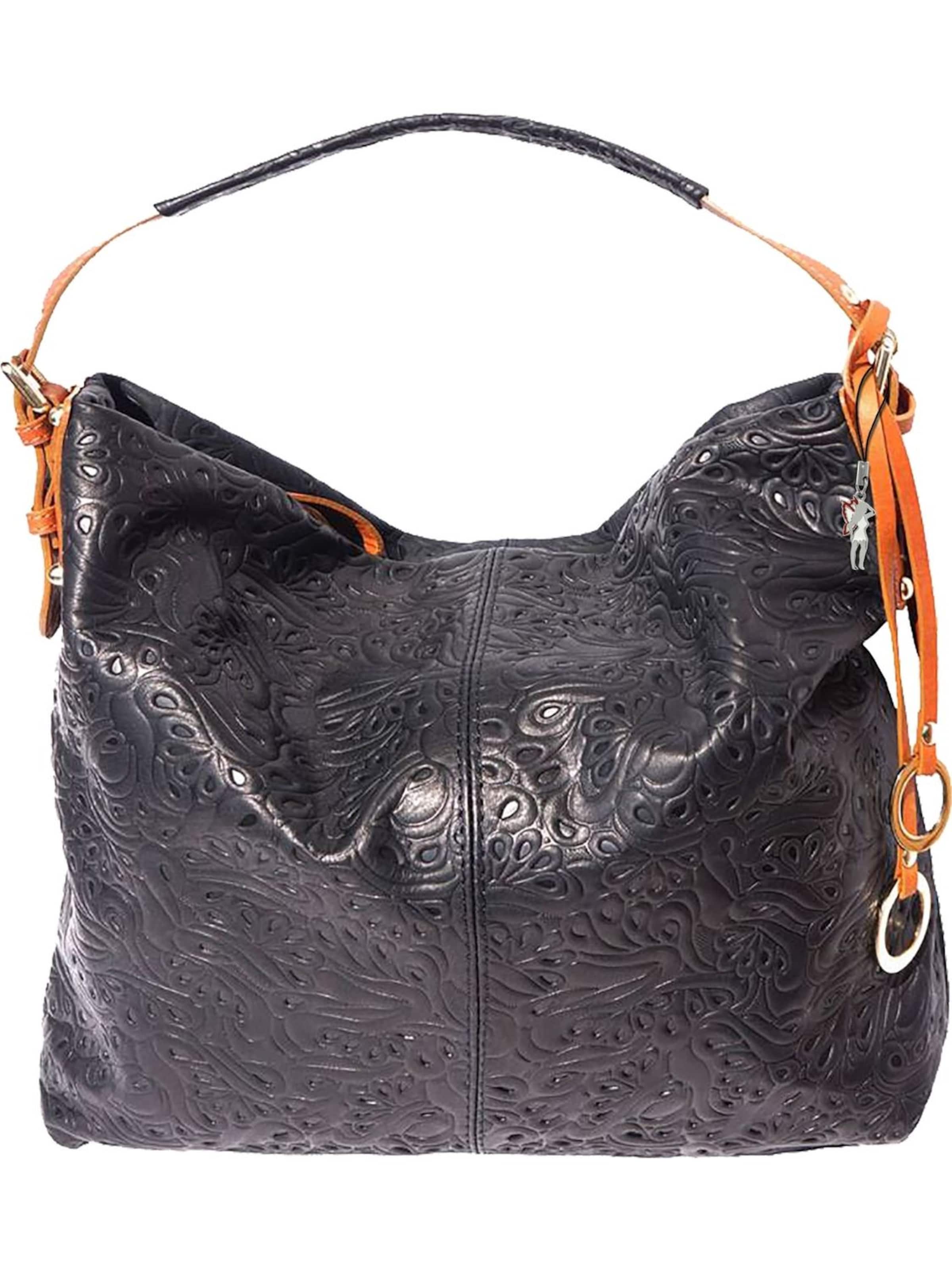 Sac bandoulière Florence en noir : devant