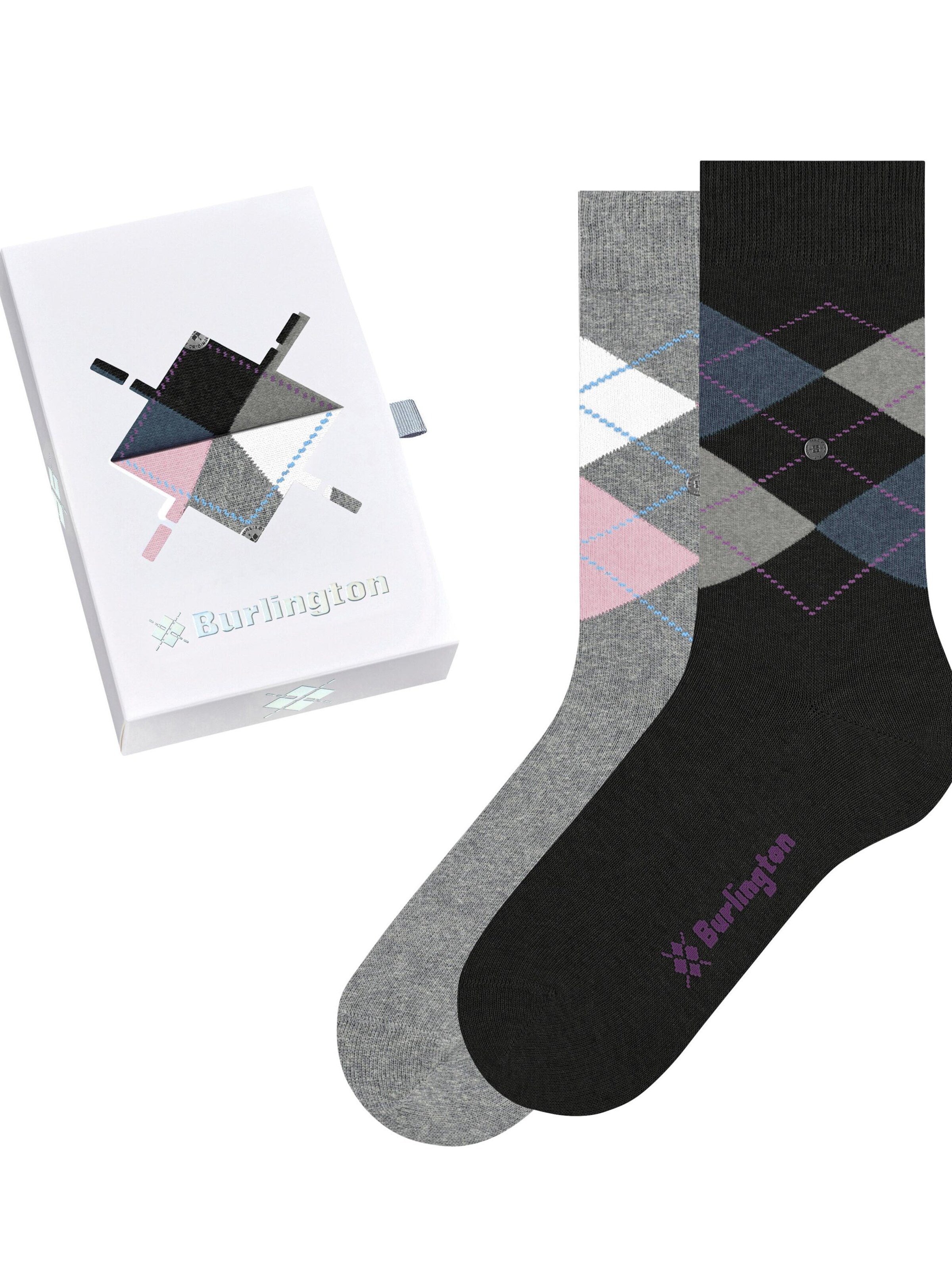 BURLINGTON Socks 'Basic Gift Box' in Mixed colors: front