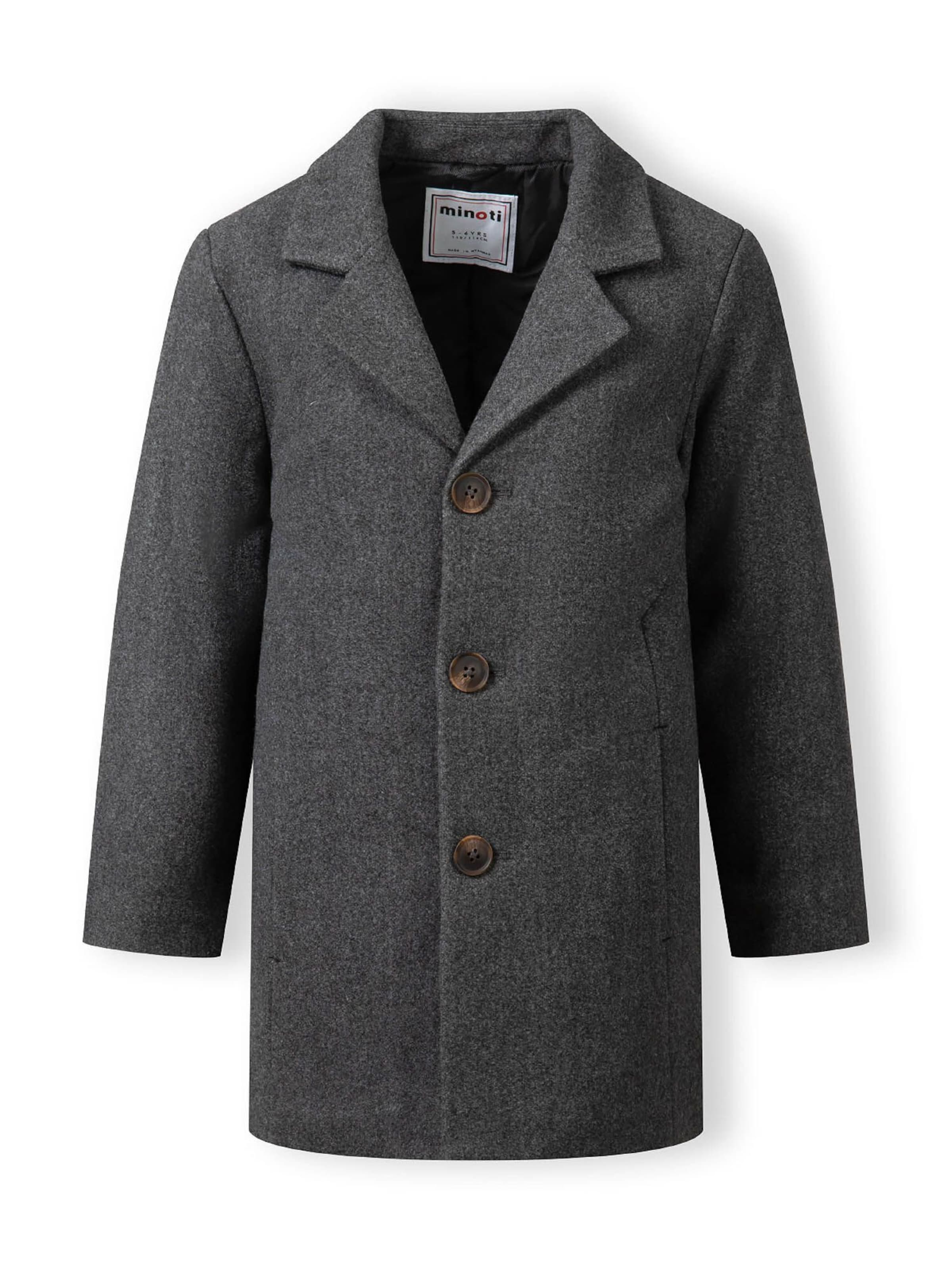 MINOTI Kabát - Sivá: predná strana