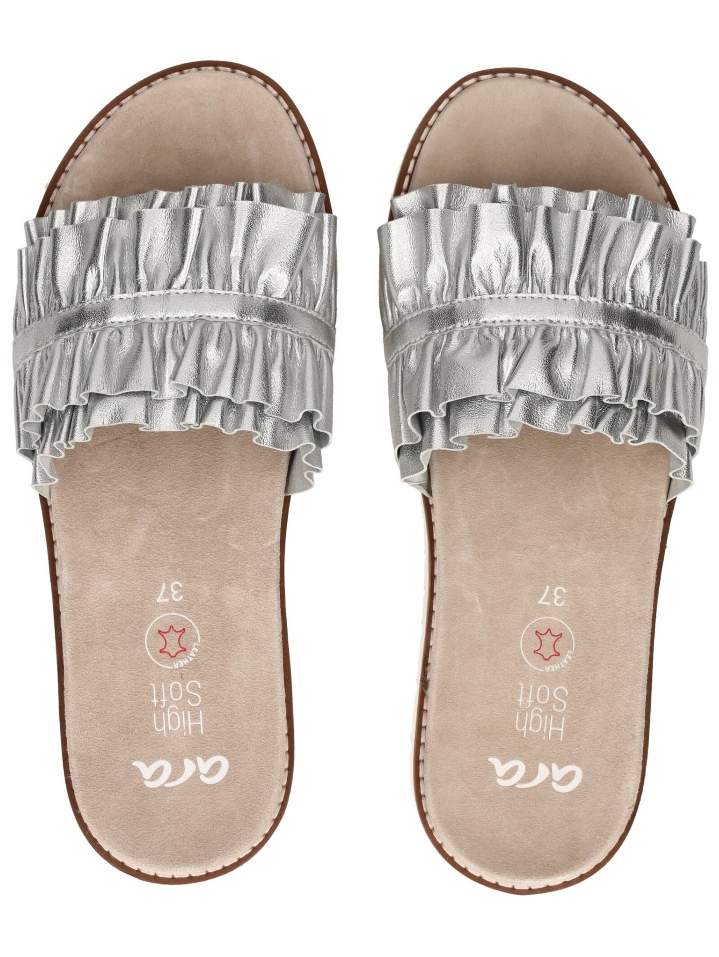 Sandalo con cinturino di ARA in argento