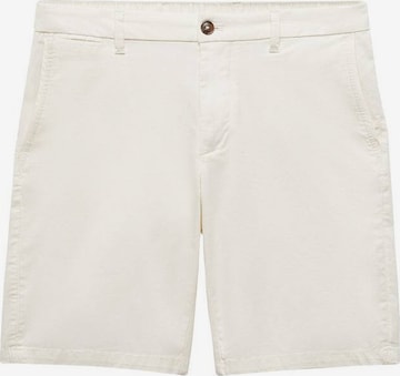MANGO MAN Regular Pants 'Gracia' in White: front
