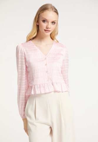 myMo at night Blouse in Pink: front