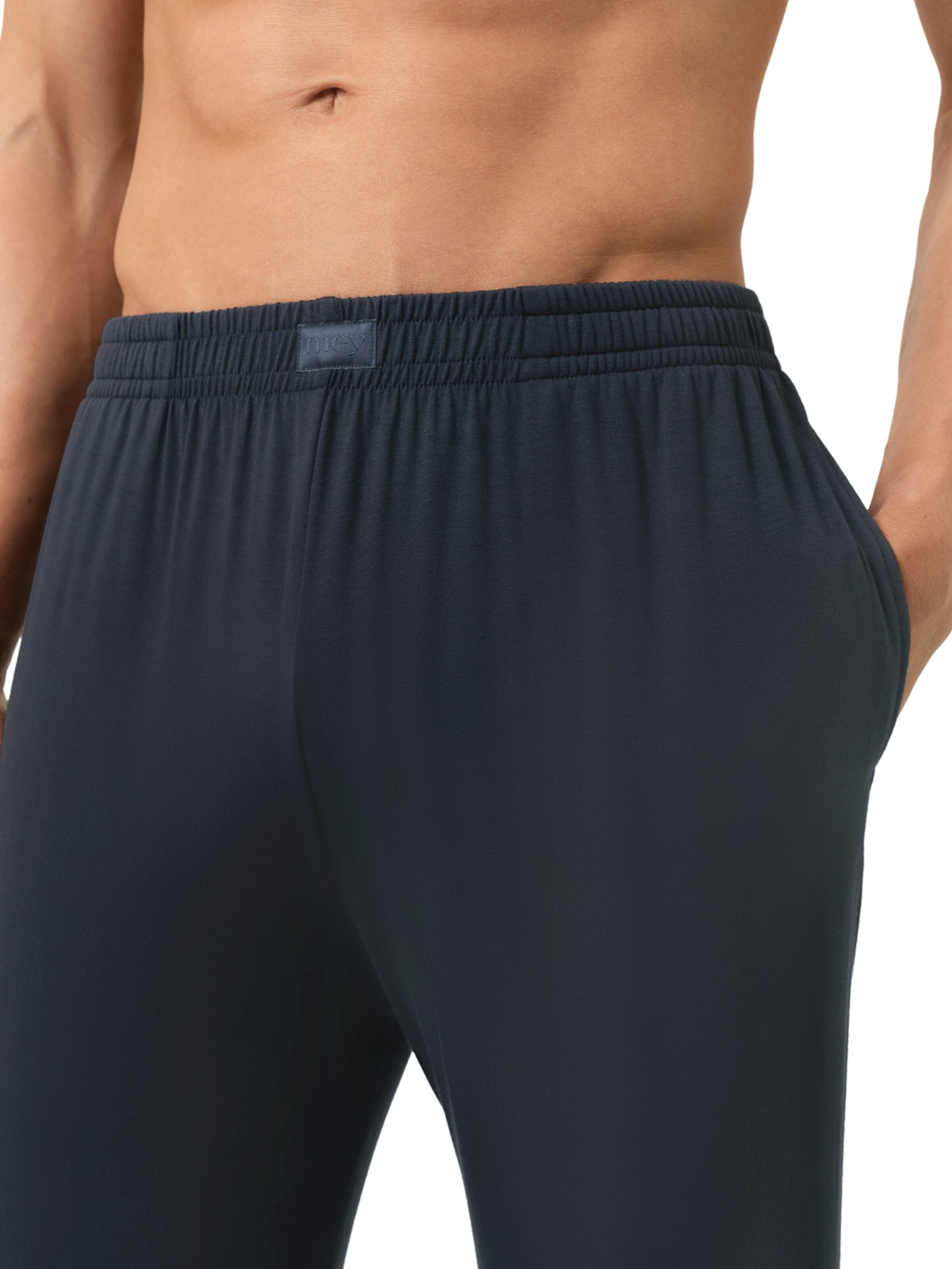 Mey Pyjamabroek 'Jefferson' in Blauw