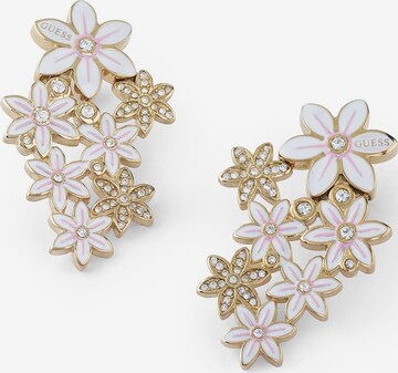 GUESS Earrings 'White Lotus' in Gold: front