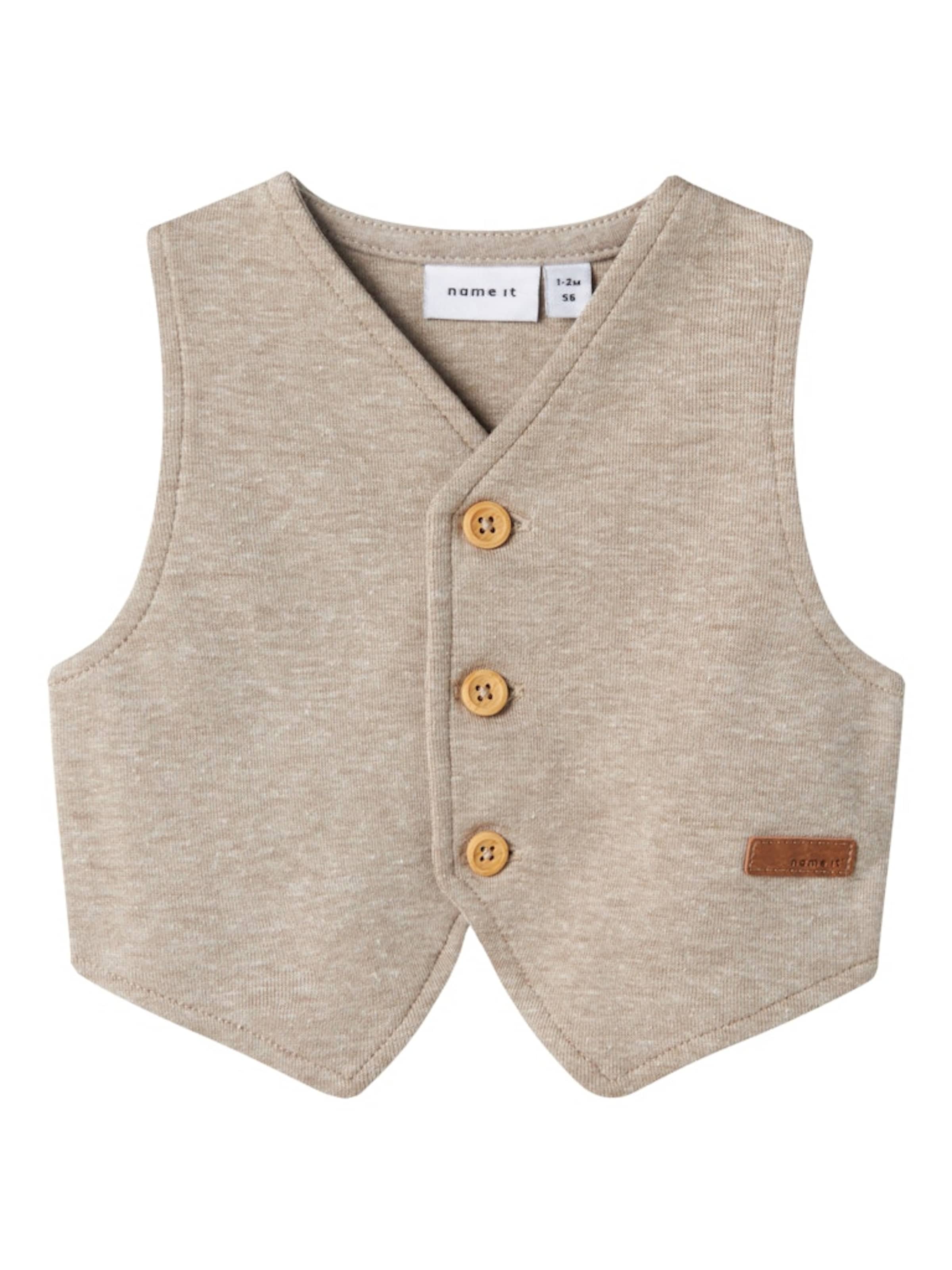 NAME IT Жилетка в Серый: спереди