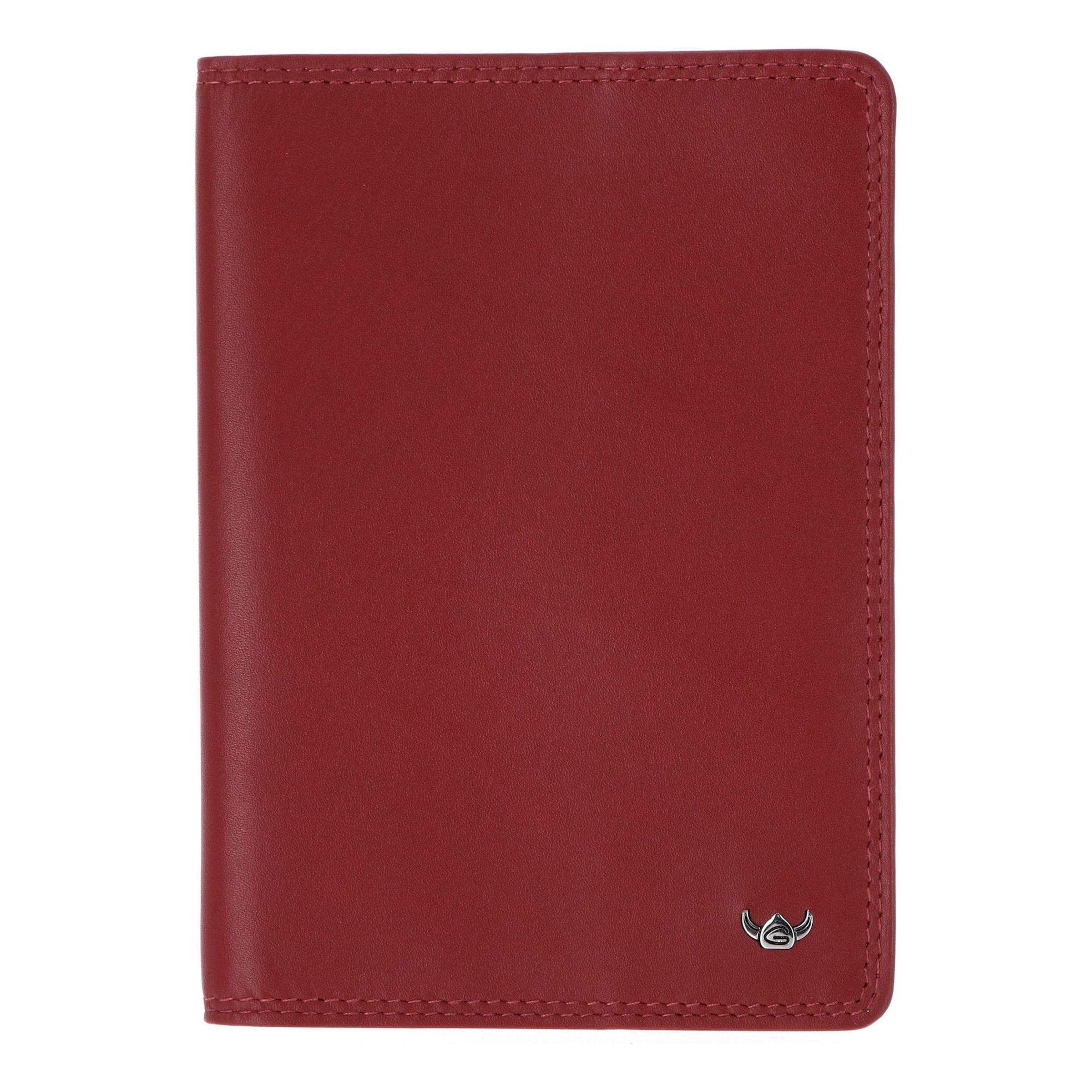 GOLDEN HEAD Wallet 'Polo' in Red: front