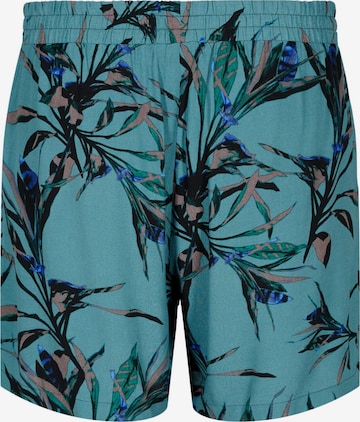 Zizzi Loosefit Broek 'Bella' in Groen: voorkant