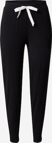 Hunkemöller Tapered Pajama pants in Black: front