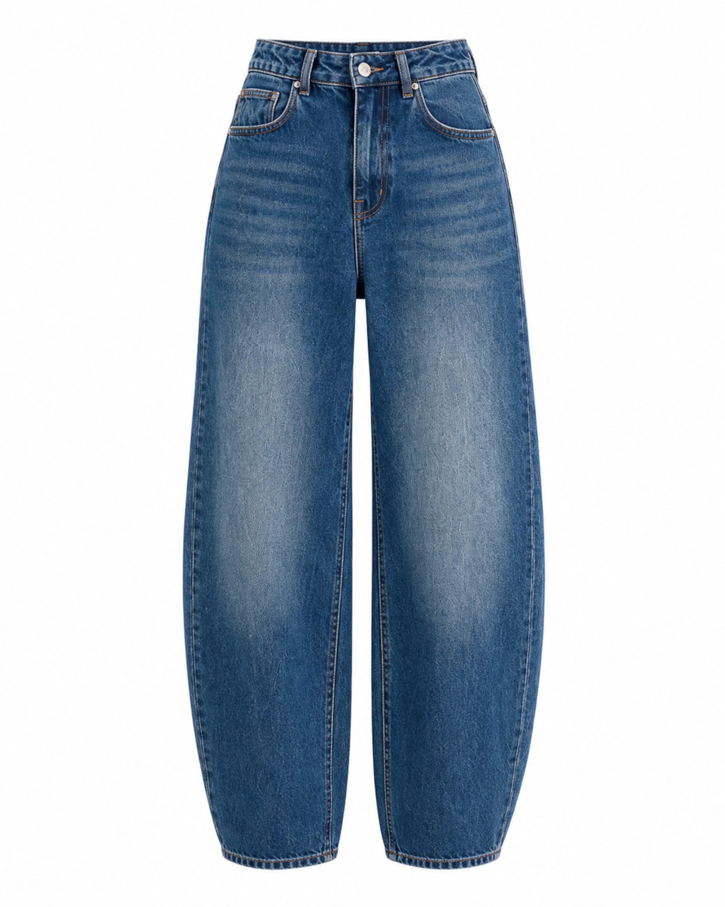 Baggy Jean Elara en bleu : devant