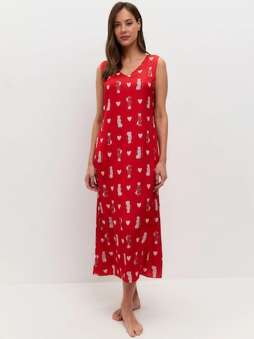 Cat e Lolette Kesämekko 'Loungewear dress' värissä punainen: etupuoli
