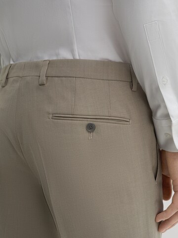 Coupe slim Pantalon à plis 'Blayr' JOOP! en beige