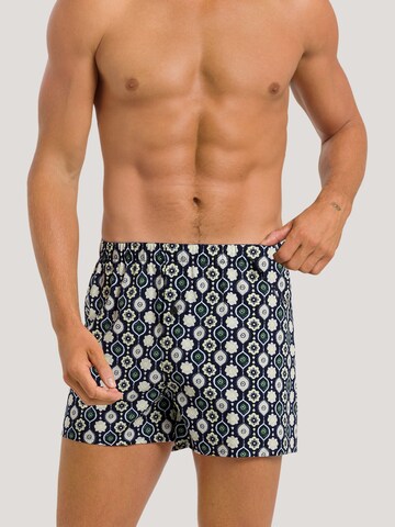 Hanro Boxershorts 'Fancy Woven' in Zwart: voorkant