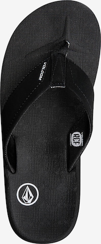 Volcom Sandals & Slippers 'Victor' in Black: front
