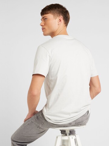 pilka Calvin Klein Jeans Marškinėliai 'DIFFUSED STACKED'