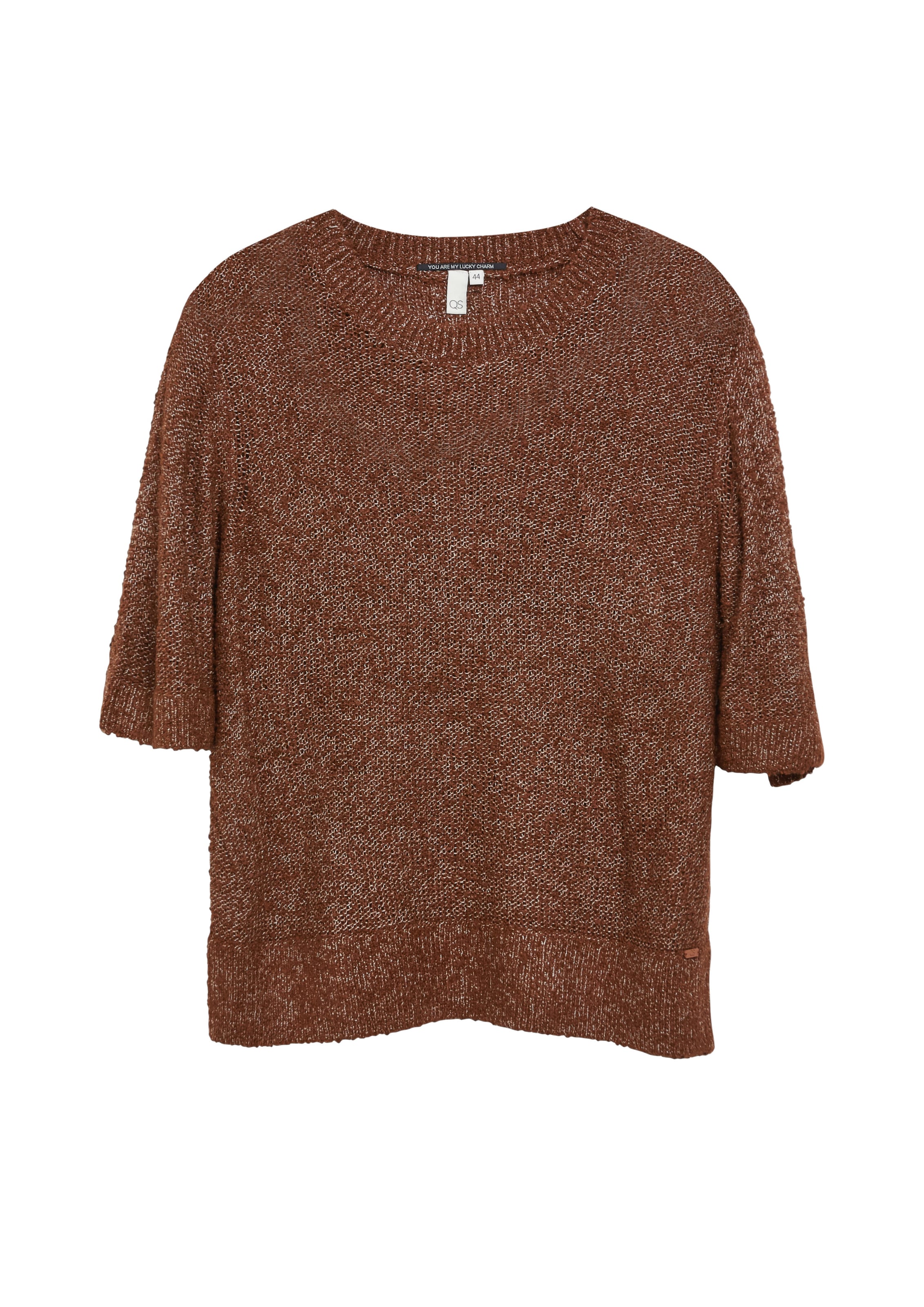 QS Pullover in Braun: Vorderseite
