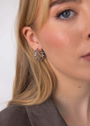 Boucles d'oreilles 'Tiny Leaf' PURELEI en argent