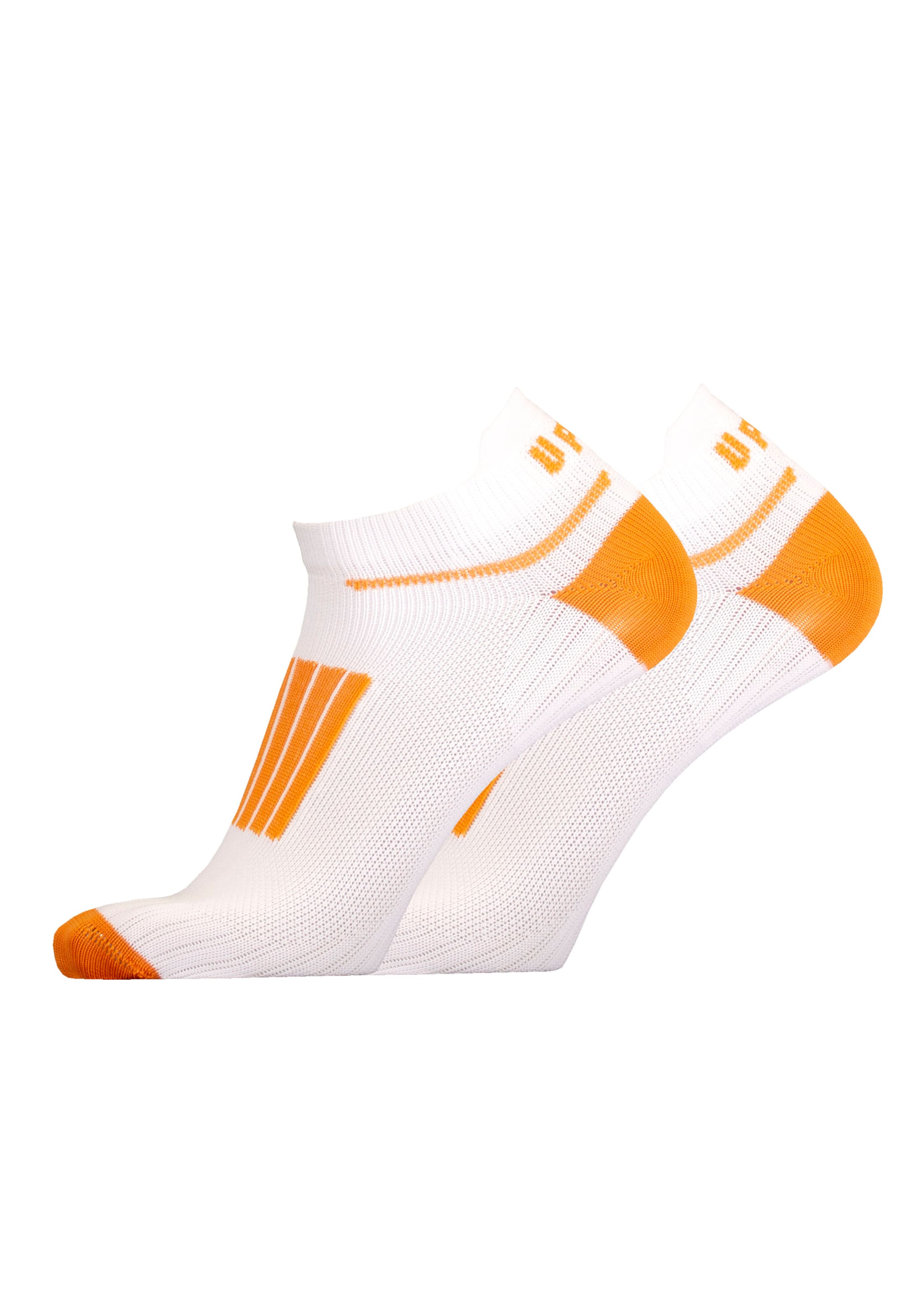 UphillSport Sportsocken 'FRONT LOW' in Orange: Vorderseite