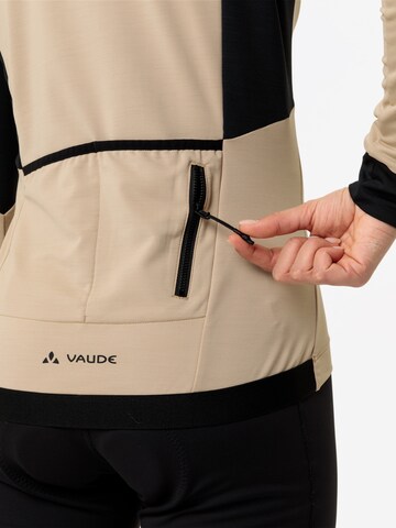 VAUDE Performance shirt 'Kuro HFZ LS TR' in Beige