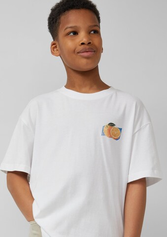 T-Shirt s.Oliver en blanc