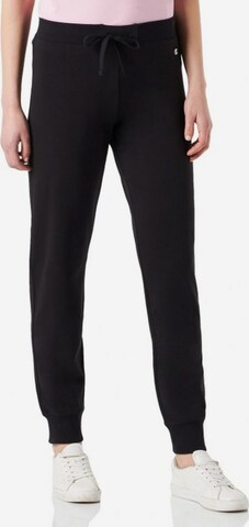 Champion Authentic Athletic Apparel Tapered Pants in Black: front