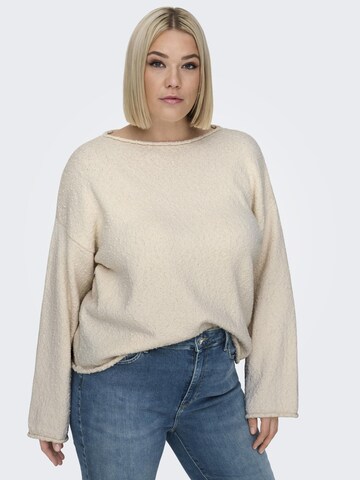 Pullover di ONLY Carmakoma in beige