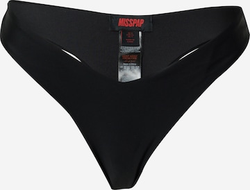 Misspap - Braga de bikini en negro: frente