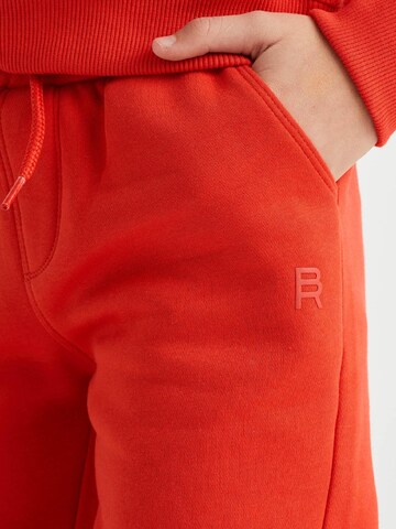 WE Fashion Tapered Broek in Rood