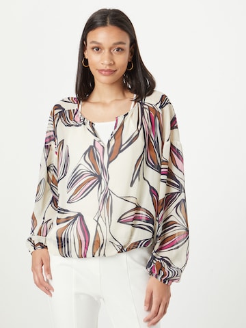 COMMA Blouse in Beige: voorkant