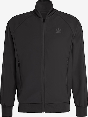 Veste de survêtement 'Bonded SST' ADIDAS ORIGINALS en noir : devant