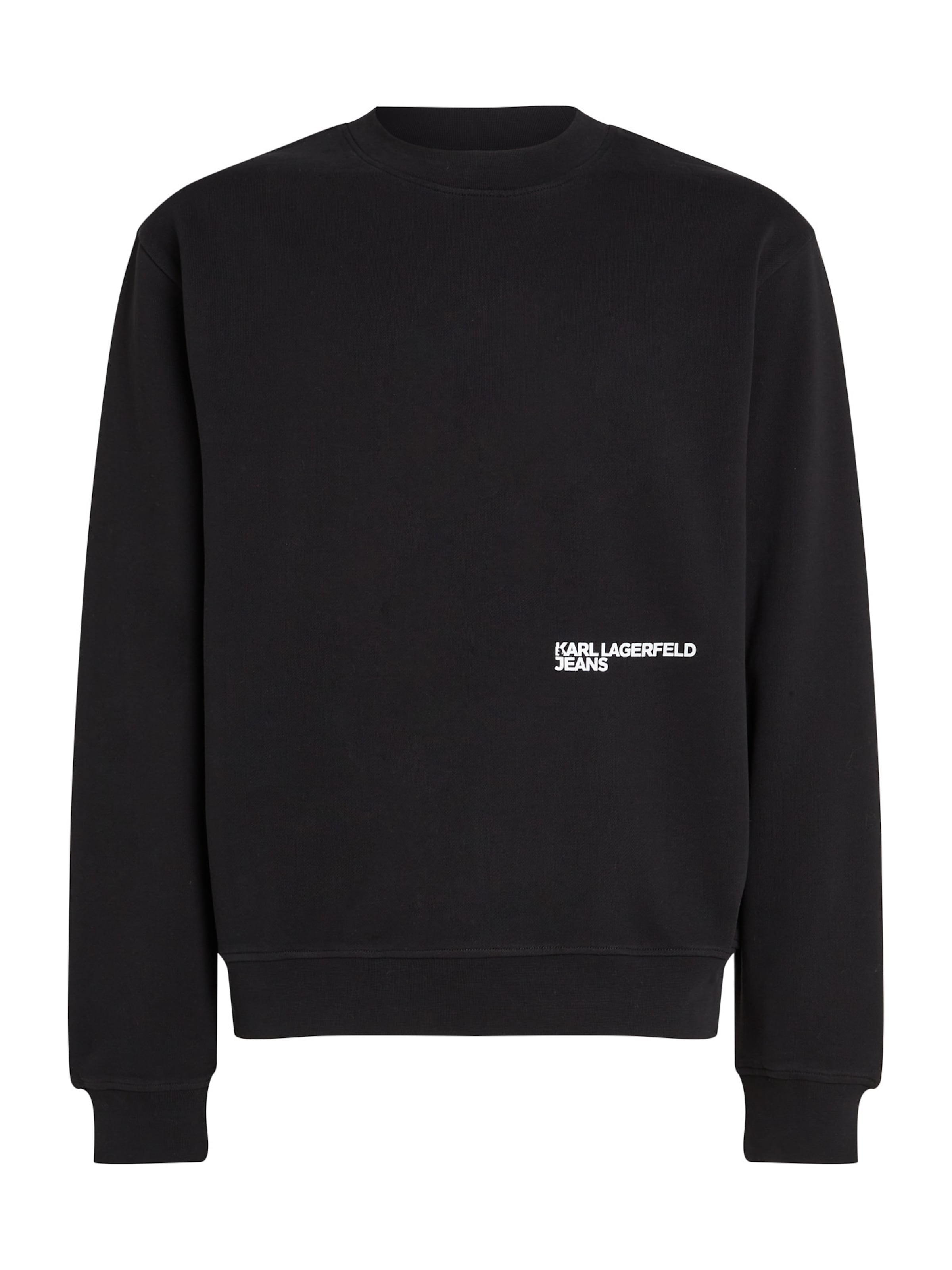 KARL LAGERFELD JEANS Μπλούζα φούτερ σε μαύρο: μπροστά