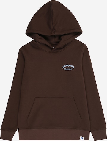 Jack & Jones Junior - Sudadera en marrón: frente