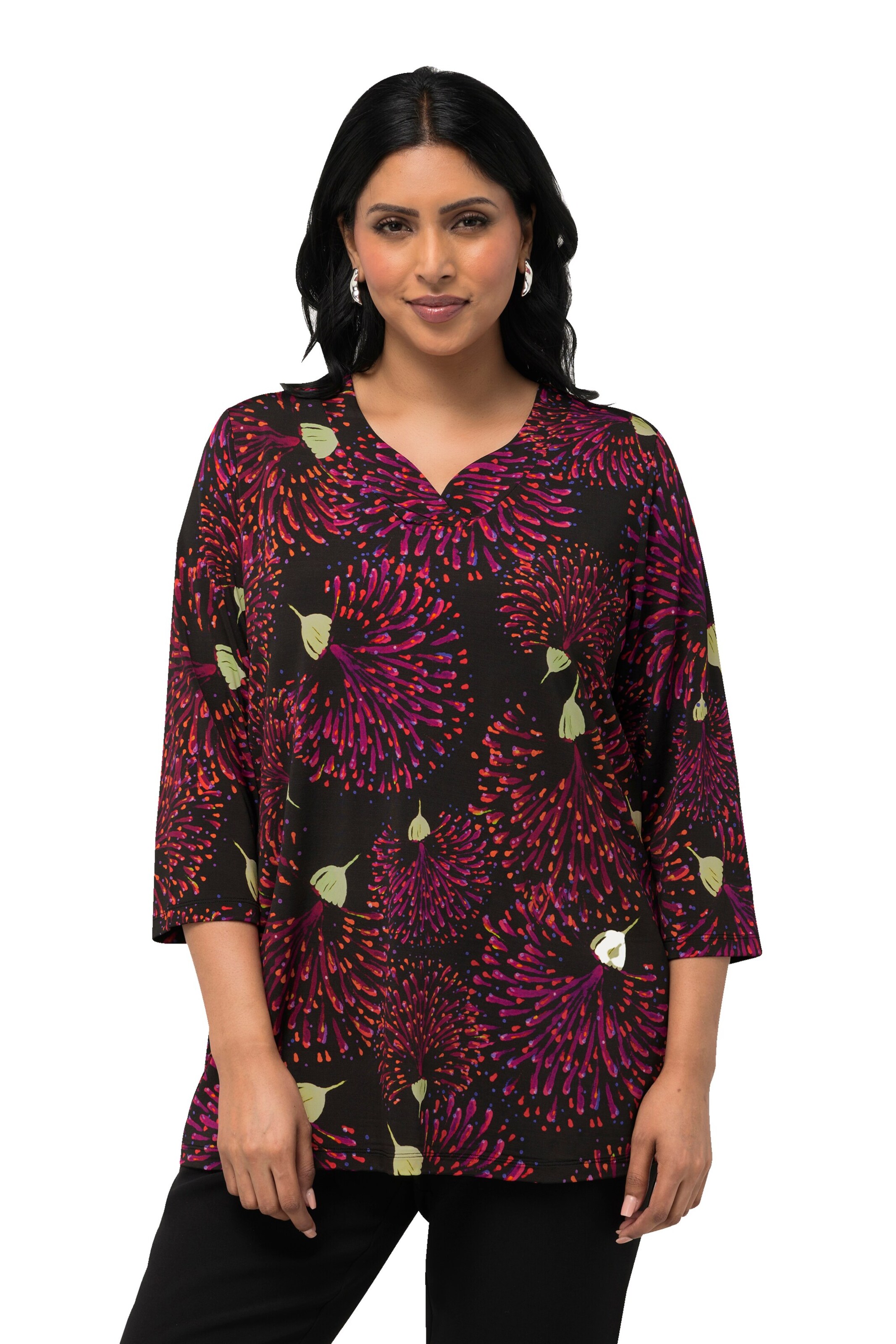 Ulla Popken Shirt in Mixed colours: front