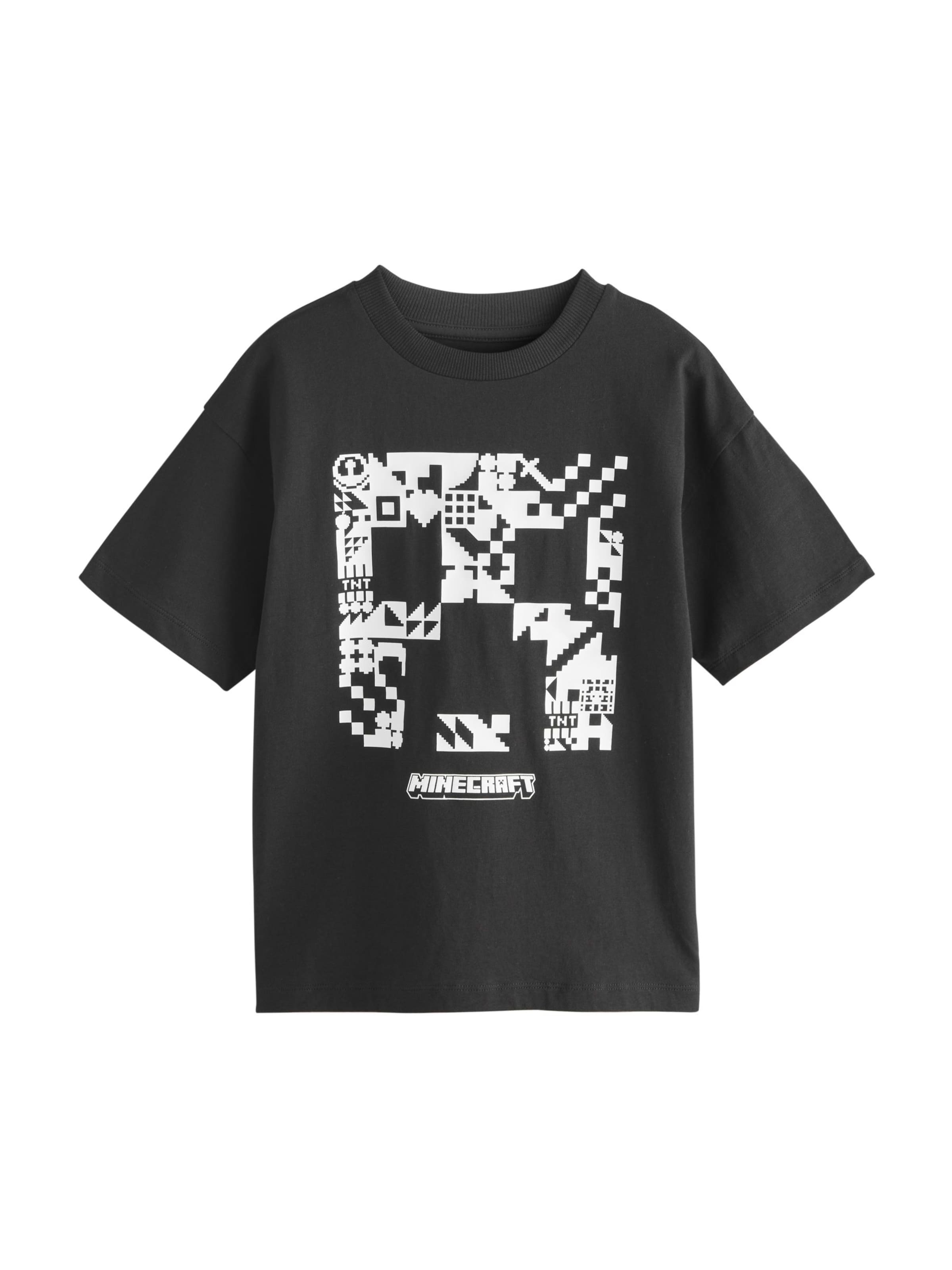 T-Shirt 'Minecraft' Next en noir