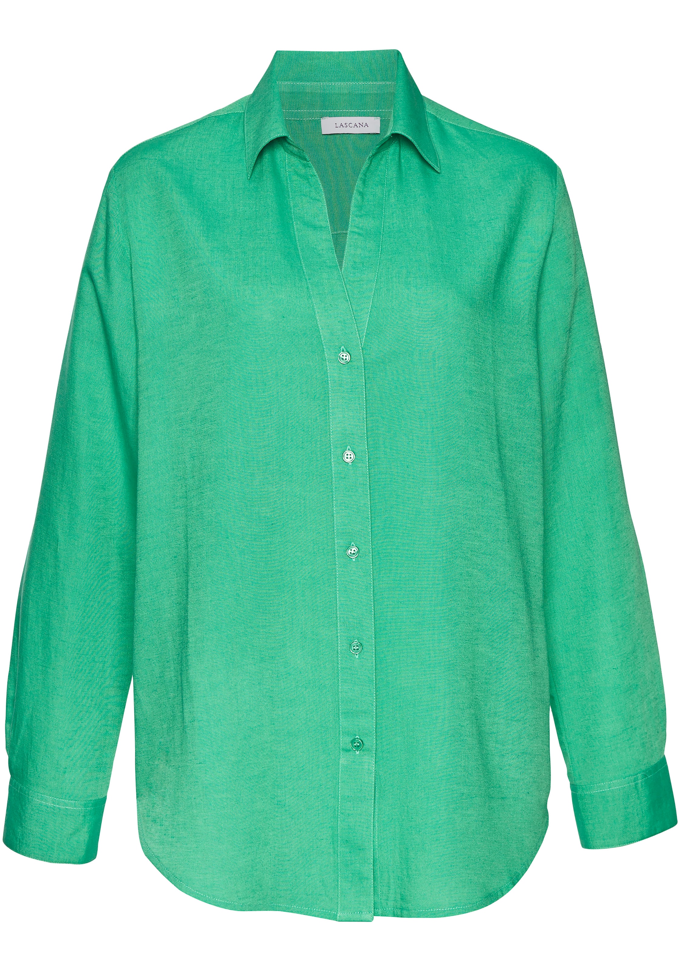 LASCANA Blus i grön: framsida