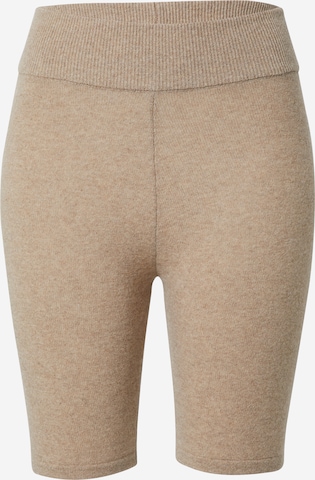 Kendall for ABOUT YOU Skinny Leggings 'Pace' in Beige: front
