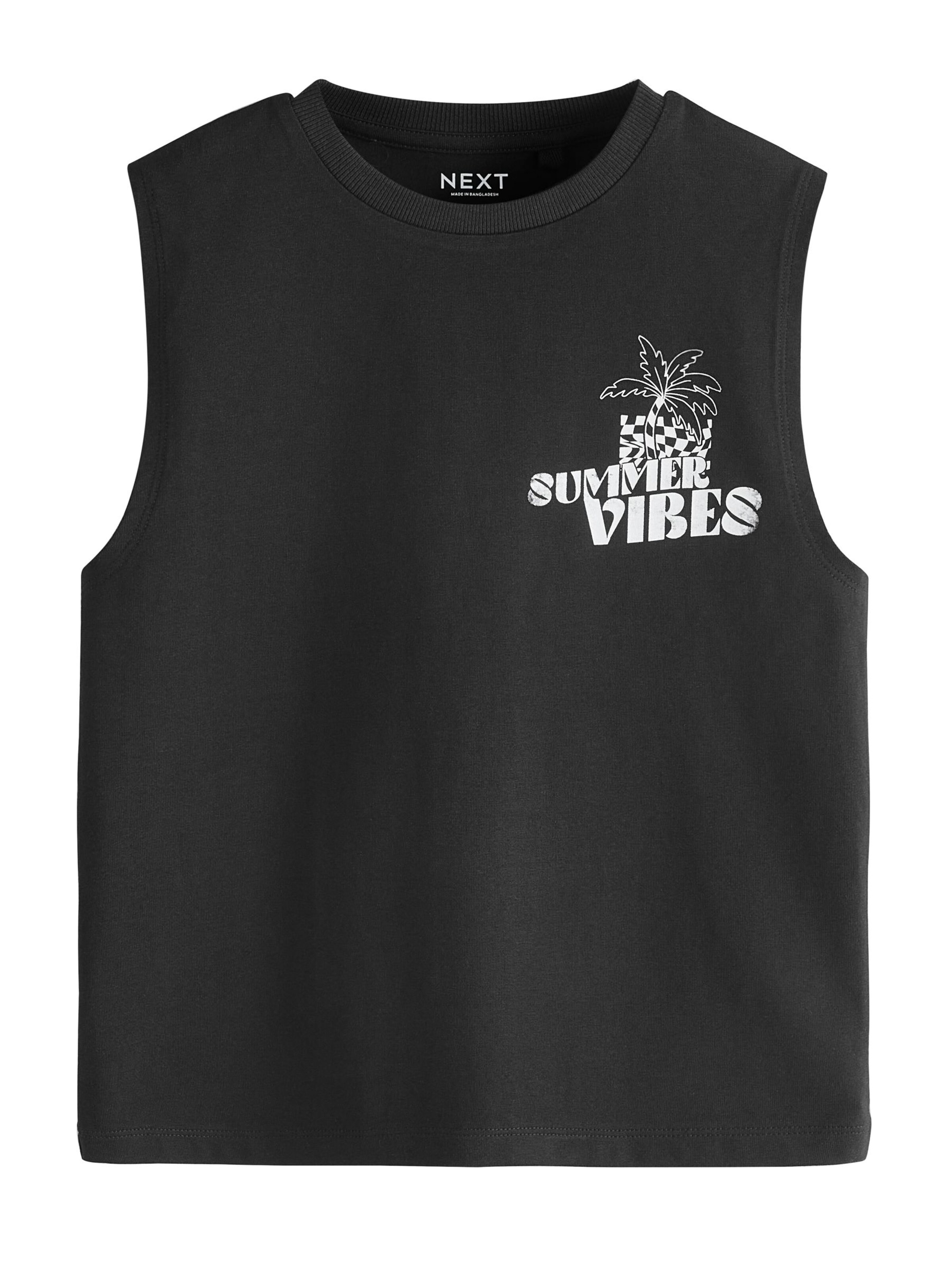 Next Shirt in Zwart: voorkant