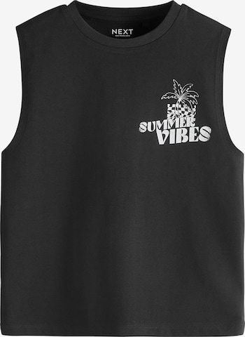 Next Shirt in Zwart: voorkant