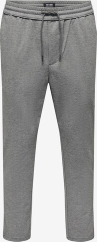 Regular Pantalon 'Linus' Only & Sons en gris : devant