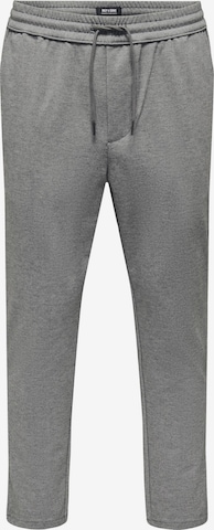 Pantalon 'Linus' Only & Sons en gris : devant