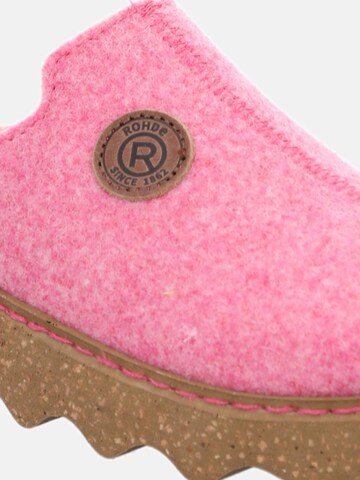 Clogs 'Foggia-D' di ROHDE in rosa