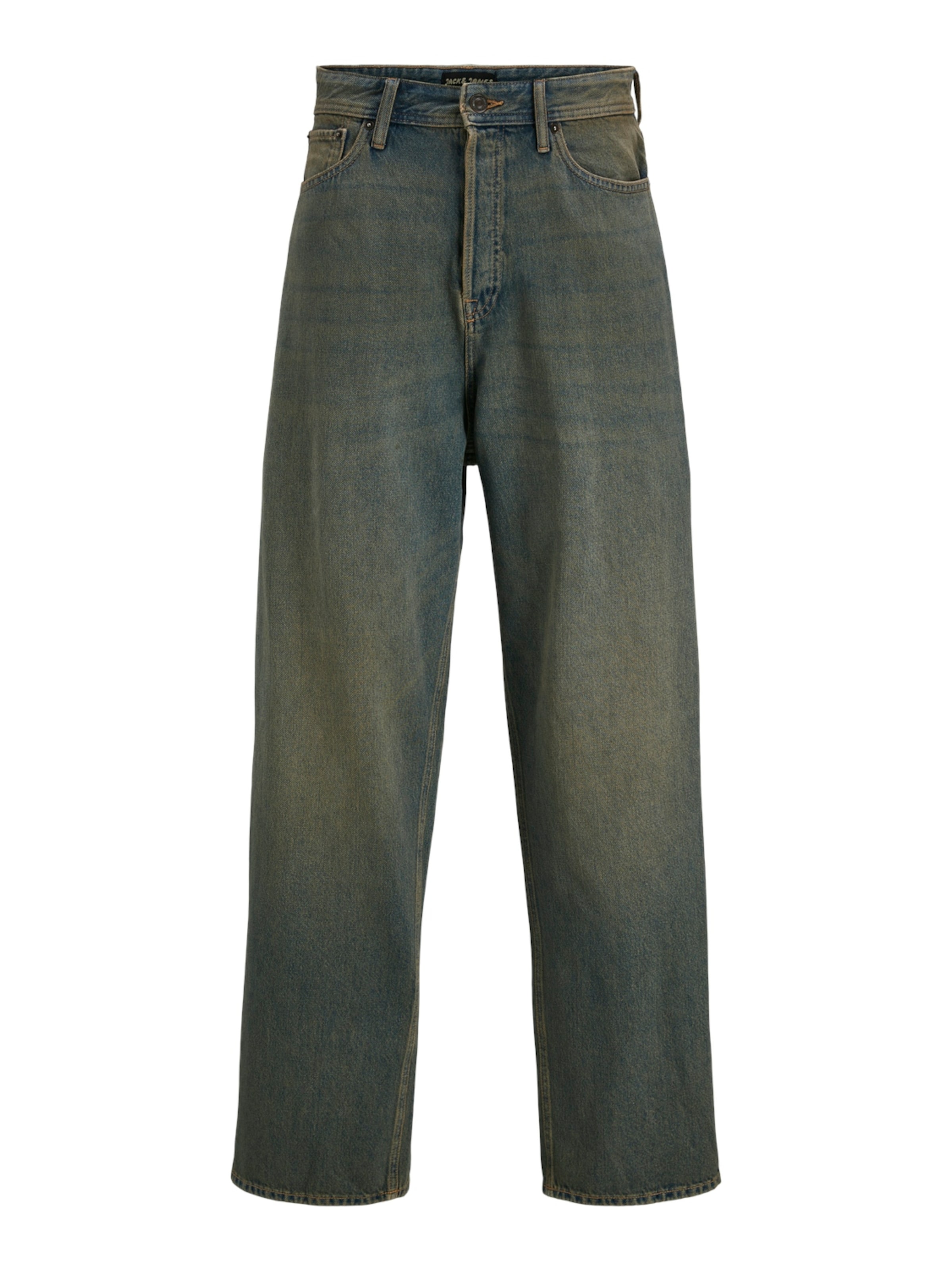 zils JACK & JONES Platas staras Džinsi 'JJIRON JJORIGINAL': no priekšpuses