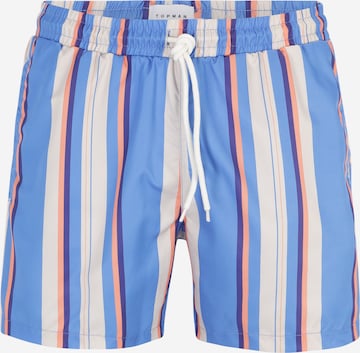 Shorts de bain TOPMAN en bleu : devant