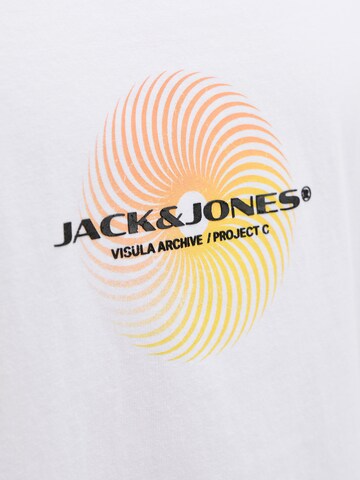 T-Shirt 'JCOCALMA' JACK & JONES en blanc