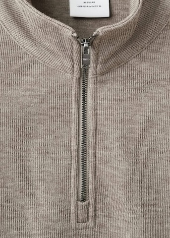 MANGO MAN Sweatshirt 'Shangai' in Beige